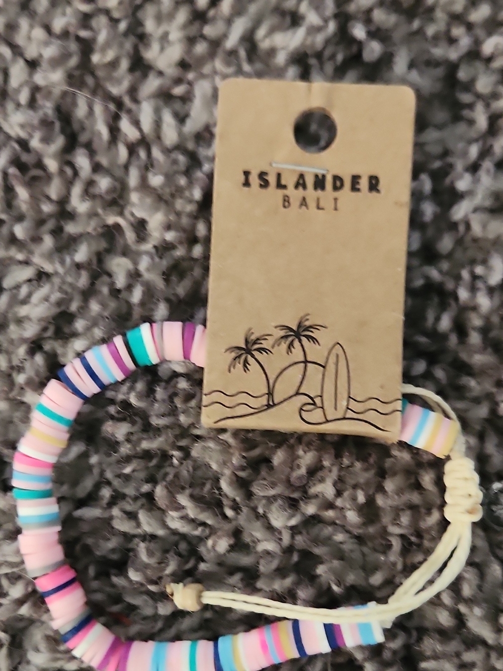 Islander Kids Colorful Beaded Bracelet - Pastel Multicolor